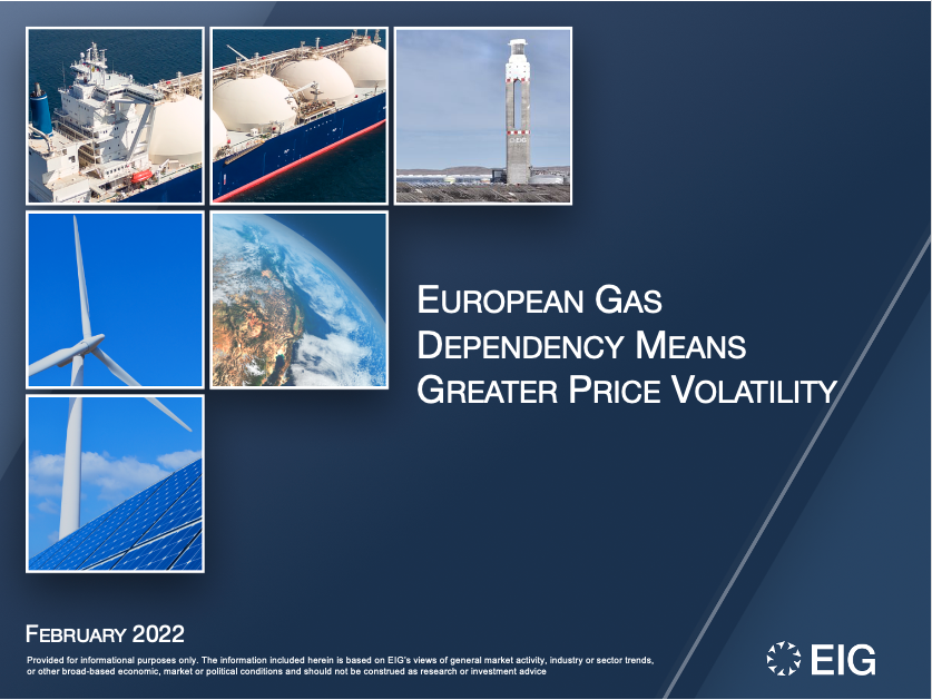 European Gas Dependency Means Greater Price Volatility